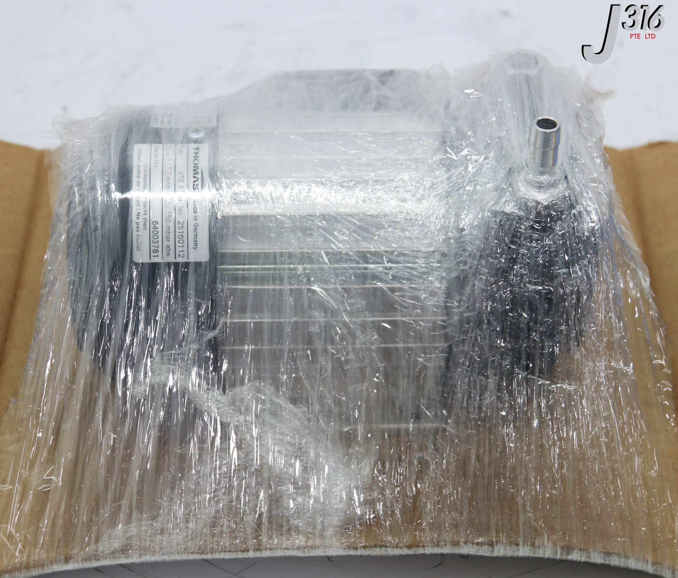 tue 33559 THOMAS VACUUM PUMP, VTE 6, 150MBAR (NEW) 25160112 | eBay